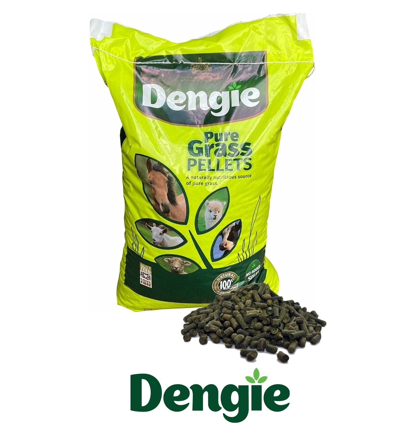 Dengie - Pure Grass Pellets 20kg - Buy Online SPR Centre UK