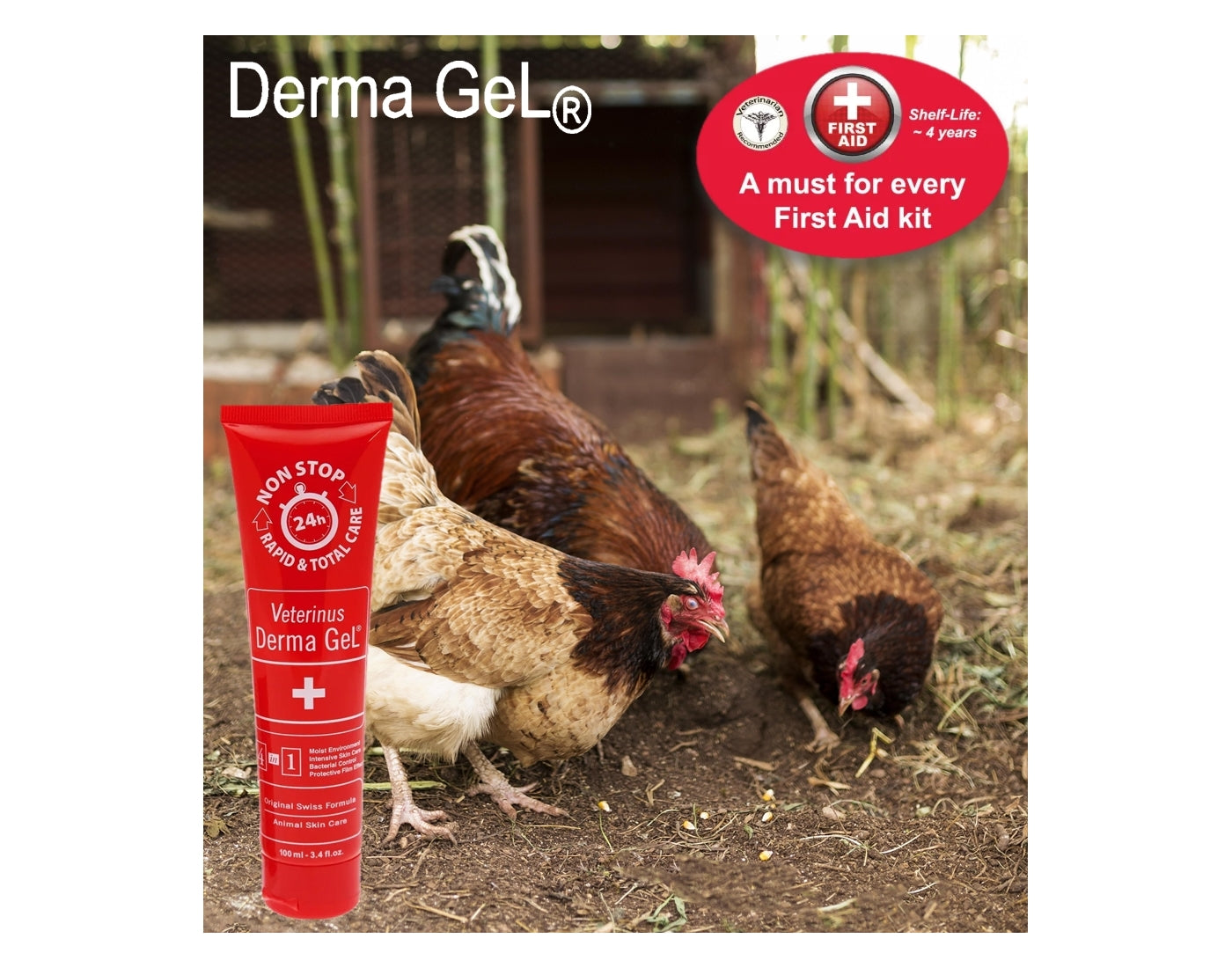 Veterinus Derma GeL - For All Animals- Buy Online SPR Centre UK