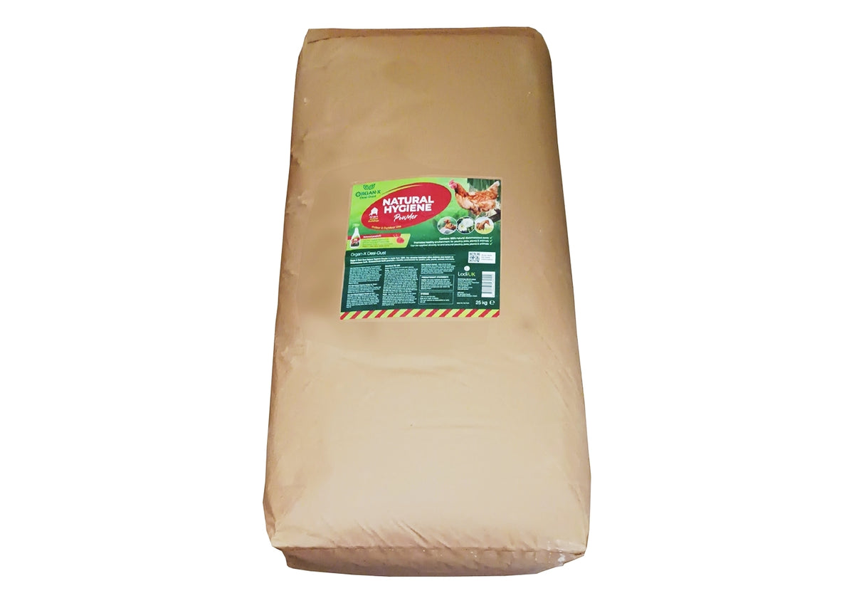 Organ-X Desi-Dust 25kg | 100% Diatomaceous Earth - Buy Online SPR Centre UK