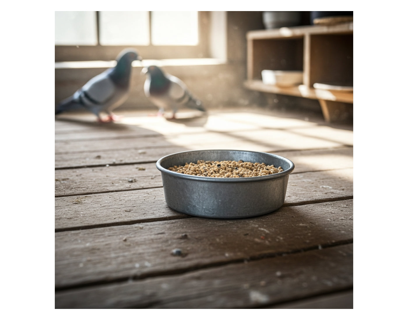 Galvanised Feeder Pans for Poultry, Pigeons and Wild Birds