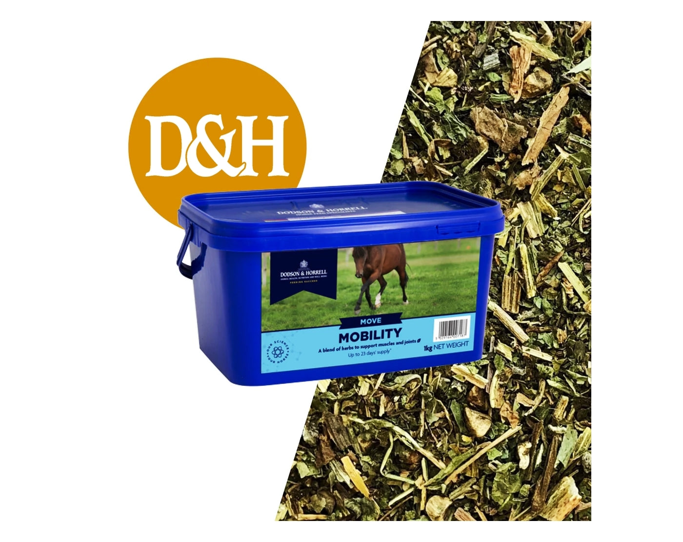 Dodson & Horrell Mobility 1kg | Horse Supplement - Buy Online SPR Centre UK