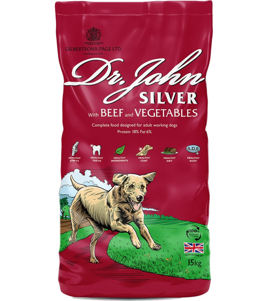 Dr. John Silver with Beef & Vegetables - 15kg - Buy Online SPR Centre UK