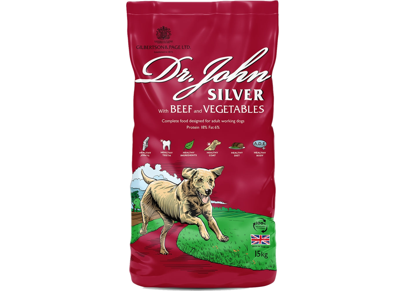 Dr. John Silver with Beef & Vegetables - 15kg - Buy Online SPR Centre UK