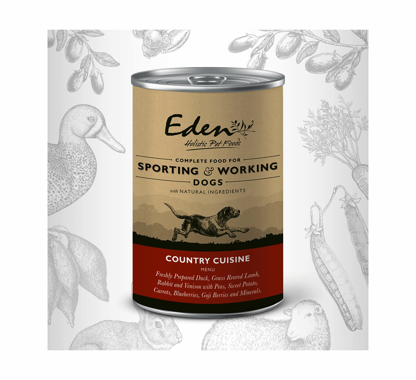 Eden Country Cuisine 400g | Working Dog Wet Food - Buy Online SPR Centre UK