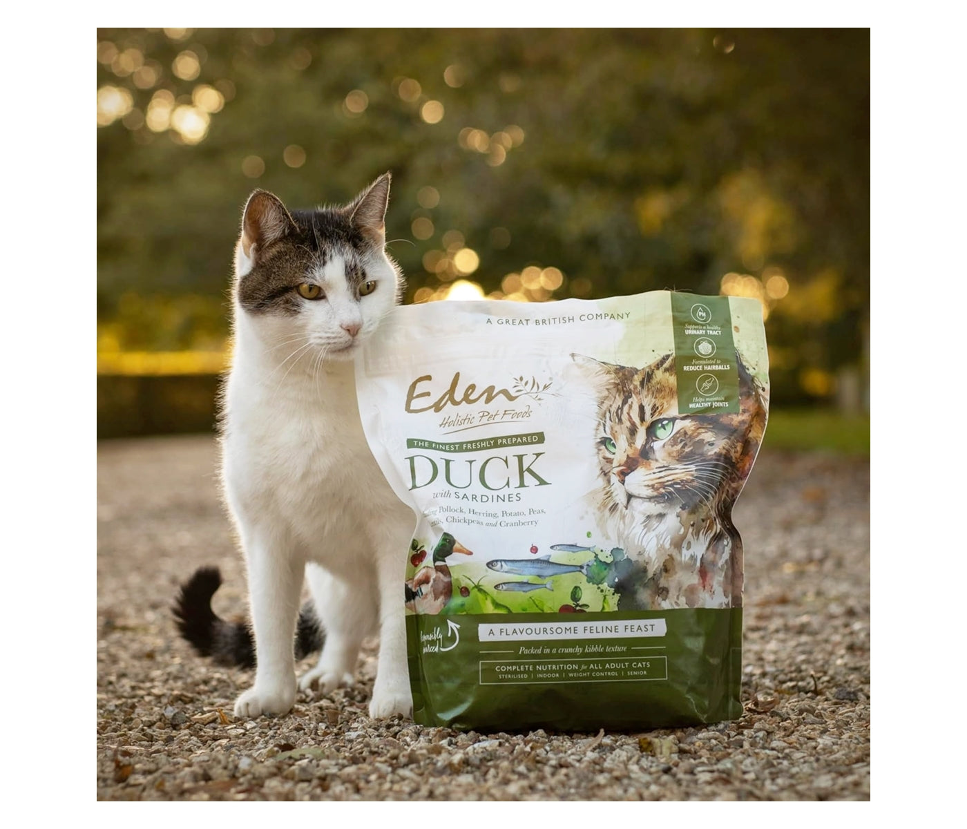 Eden - Duck with Sardines Dry Cat Food - Buy Online SPR Centre UK