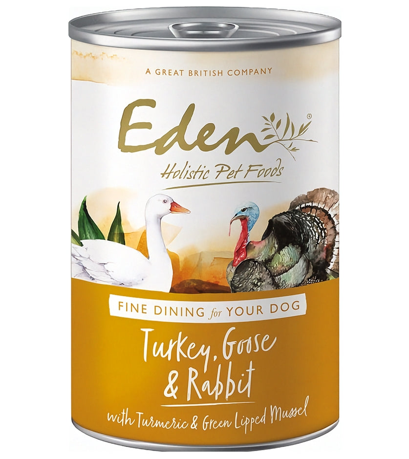 Eden - Gourmet Turkey, Goose & Rabbit Wet Dog Food - Buy Online SPR Centre UK