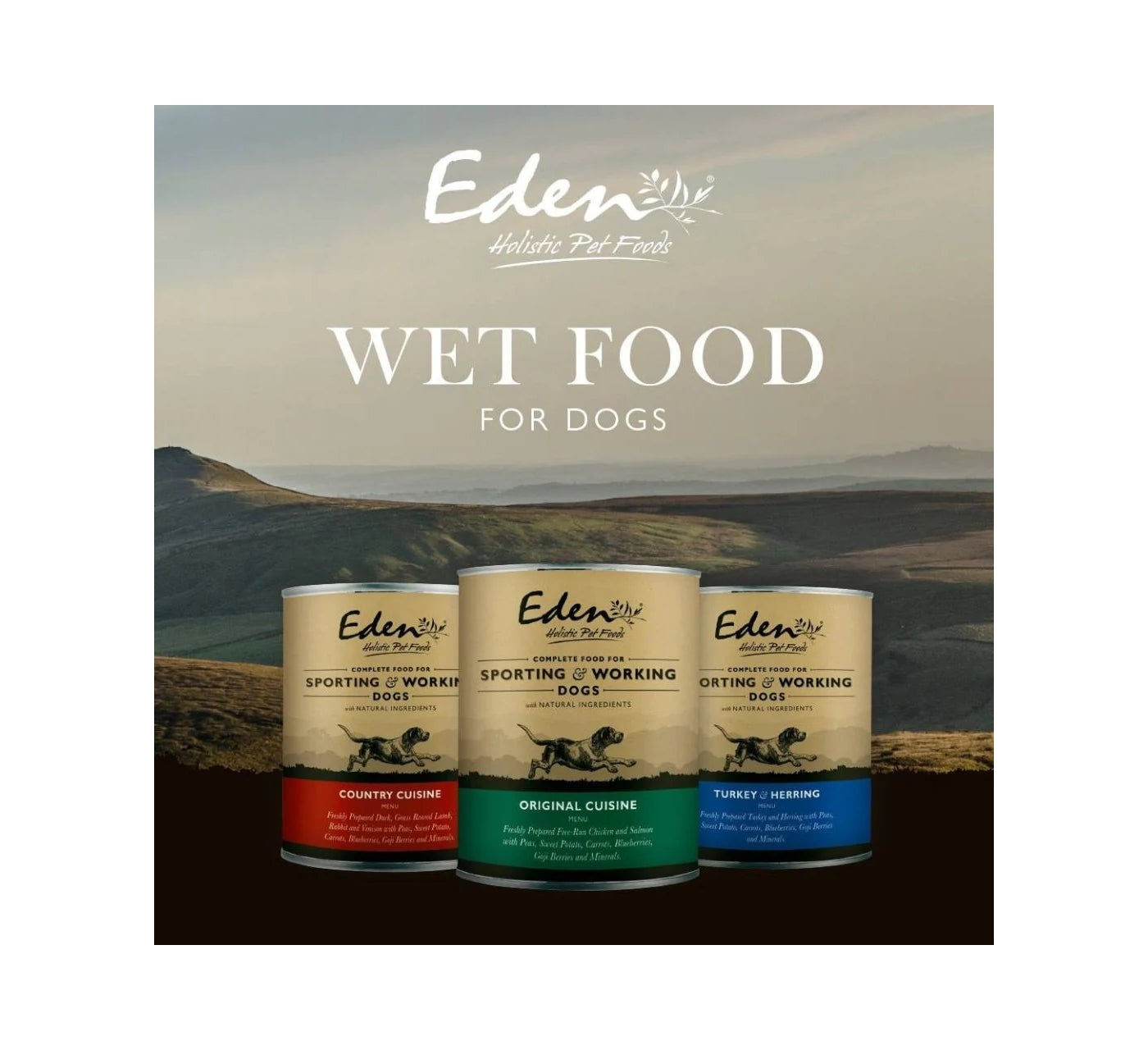 Eden Original Cuisine 400g | Working Dog Wet Food - Buy Online SPR Centre UK