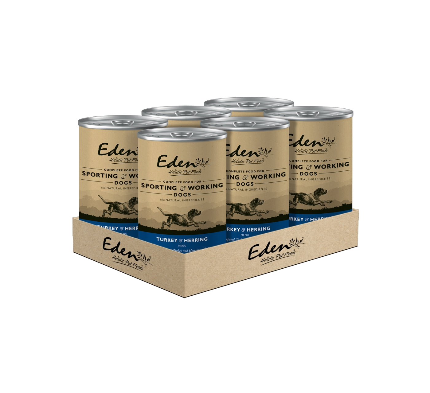 Eden Turkey & Herring 400g | Working Dog Wet Food - Buy Online SPR Centre UK