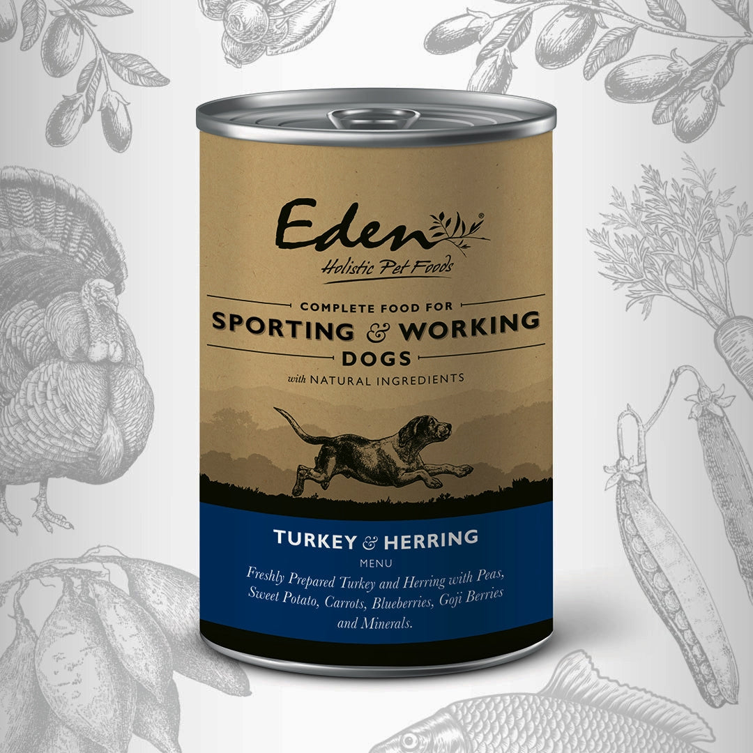 Eden Turkey & Herring 400g | Working Dog Wet Food - Buy Online SPR Centre UK