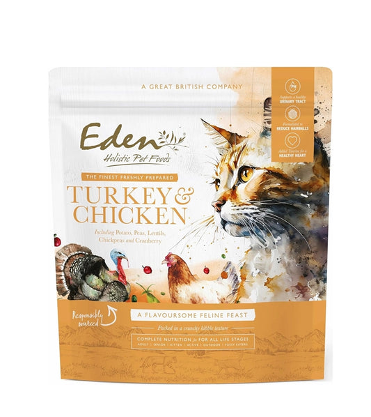 Eden - Turkey with Chicken Dry Cat Food - Buy Online SPR Centre UK