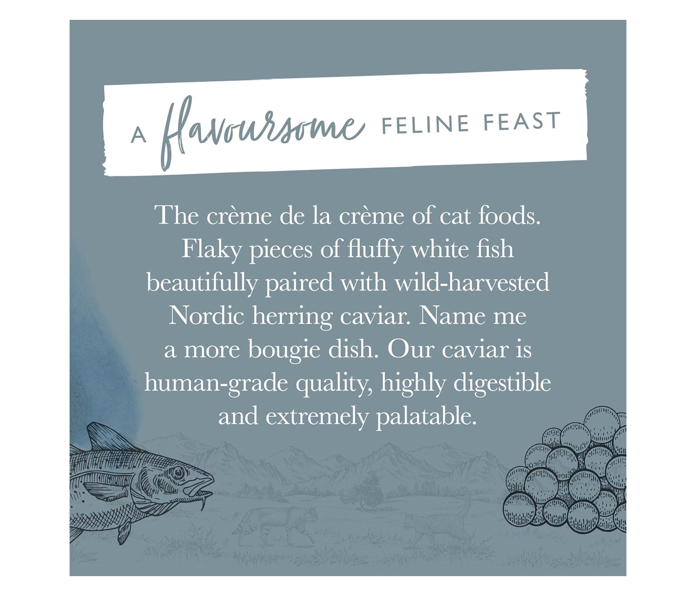 Eden - White Fish with Herring Caviar Dry Cat Food - Buy Online SPR Centre UK