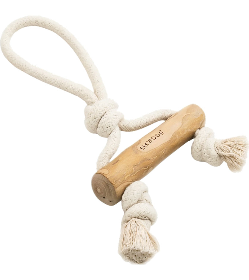 Elkwood - Coffee Wood Bar Tug Dog Toy - Buy Online SPR Centre UK