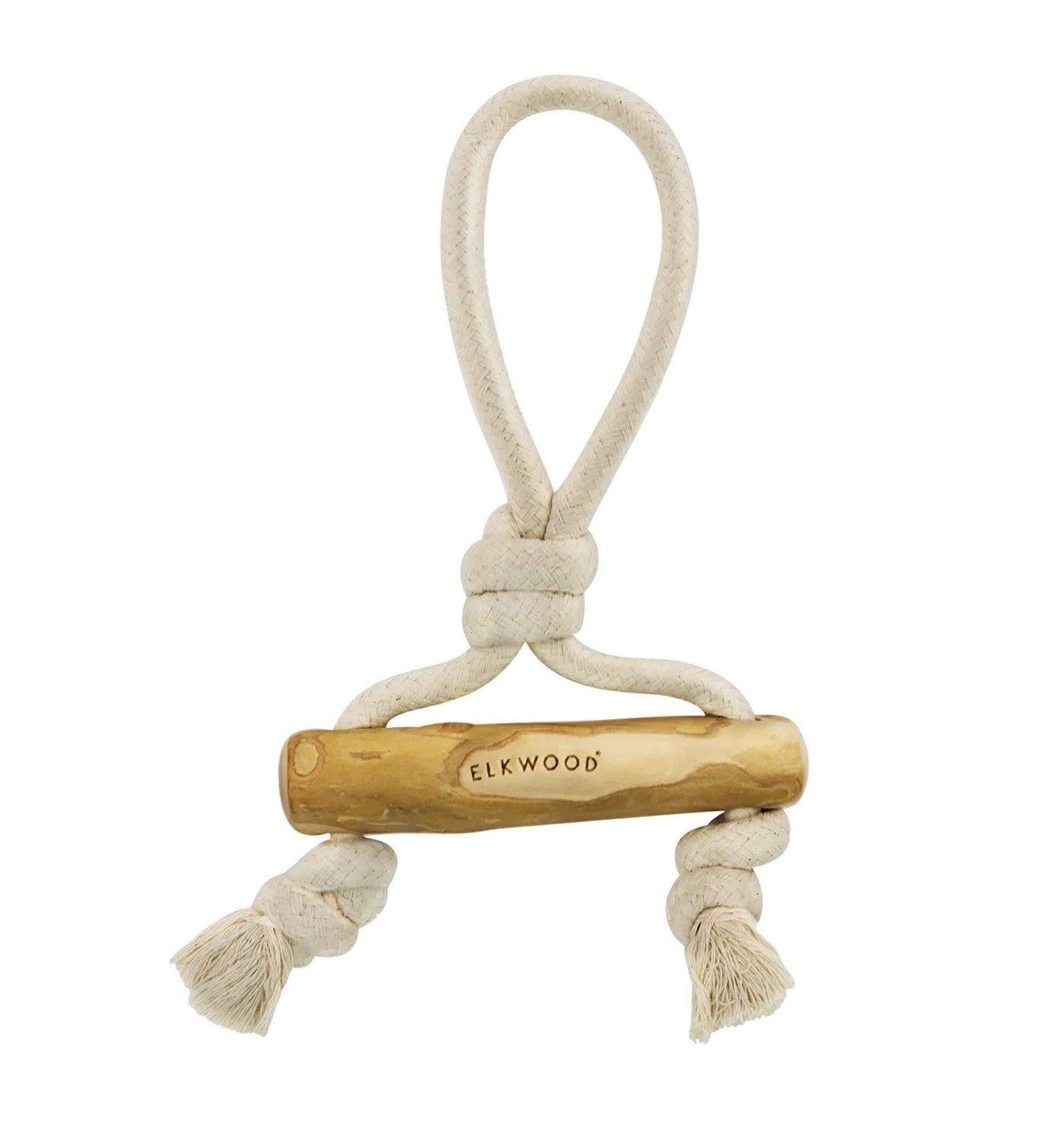 Elkwood - Coffee Wood Bar Tug Dog Toy - Buy Online SPR Centre UK