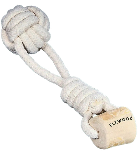 Elkwood - Coffee Wood - Knot & Ball Dog Toy - Buy Online SPR Centre UK