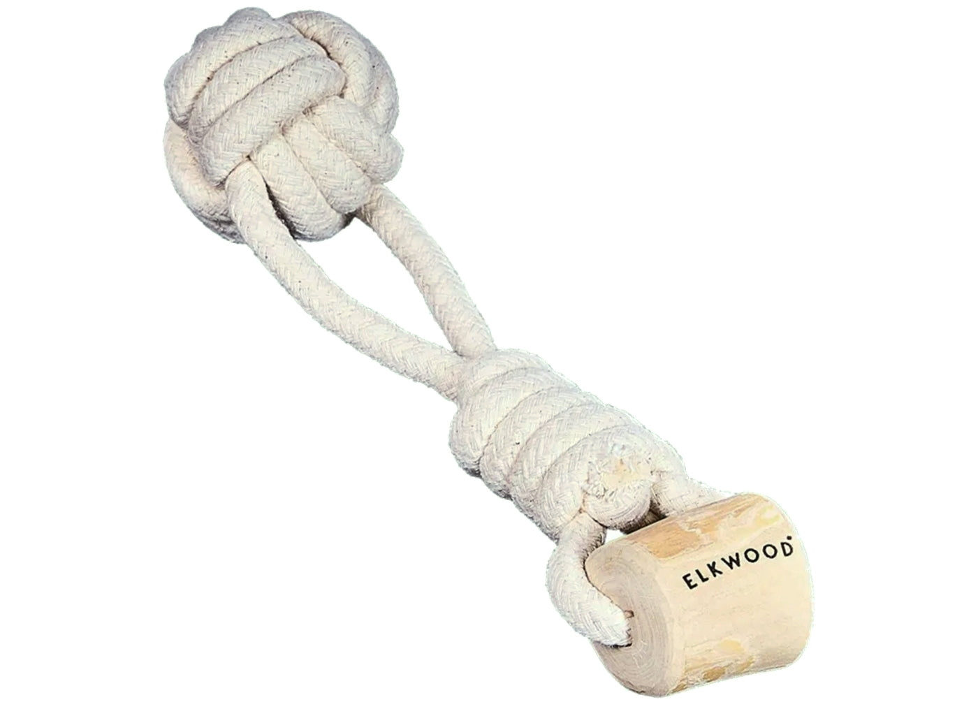 Elkwood - Coffee Wood - Knot & Ball Dog Toy - Buy Online SPR Centre UK