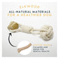 Elkwood - Coffee Wood - Knot & Ball Dog Toy - Buy Online SPR Centre UK