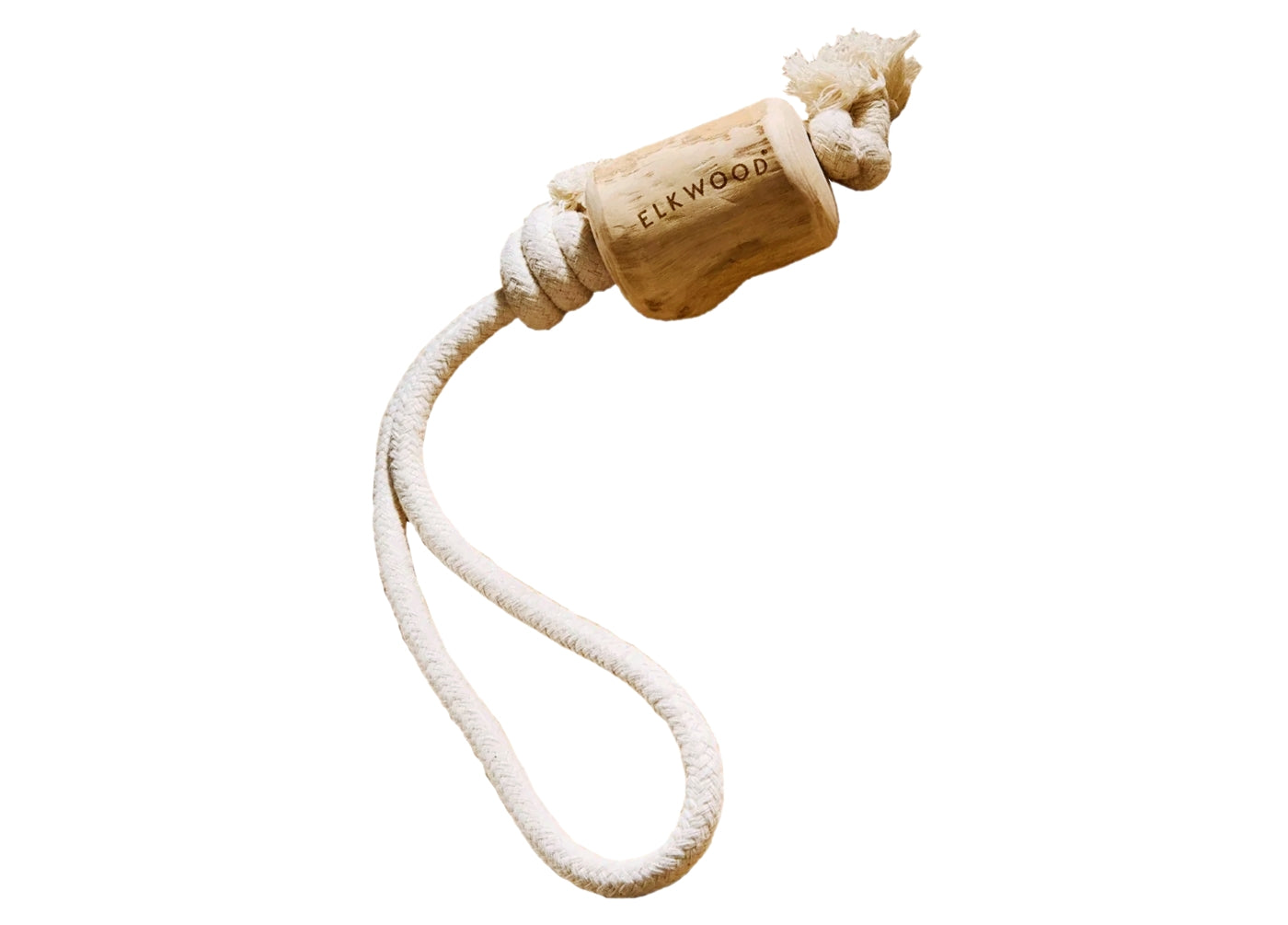 Elkwood - Coffee Wood Rope Dog Toy - Buy Online SPR Centre UK