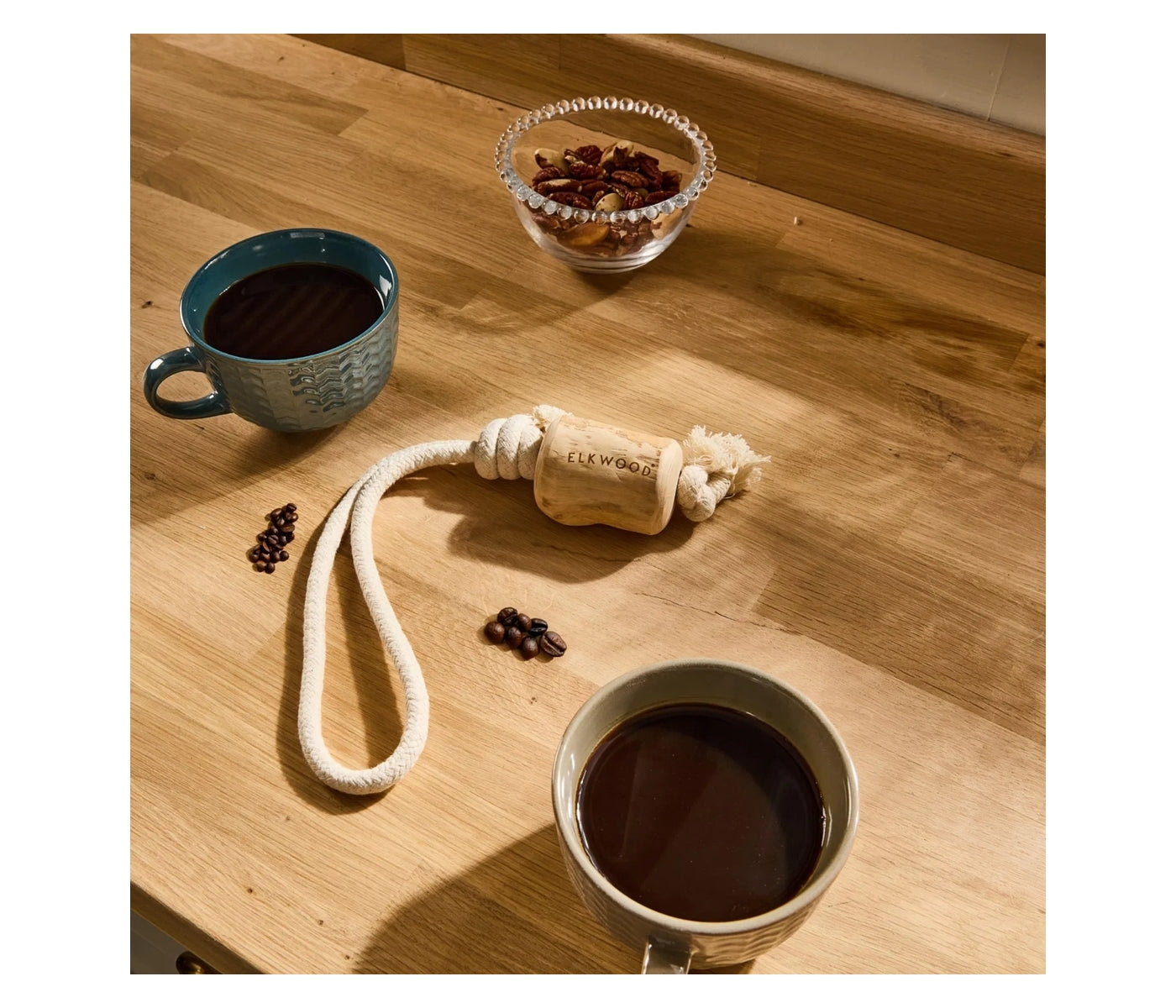 Elkwood - Coffee Wood Rope Dog Toy - Buy Online SPR Centre UK