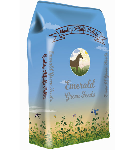Emerald Green Feeds - Alfalfa Pellets 20kg | Buy Horse Feeds Online - SPR Centre