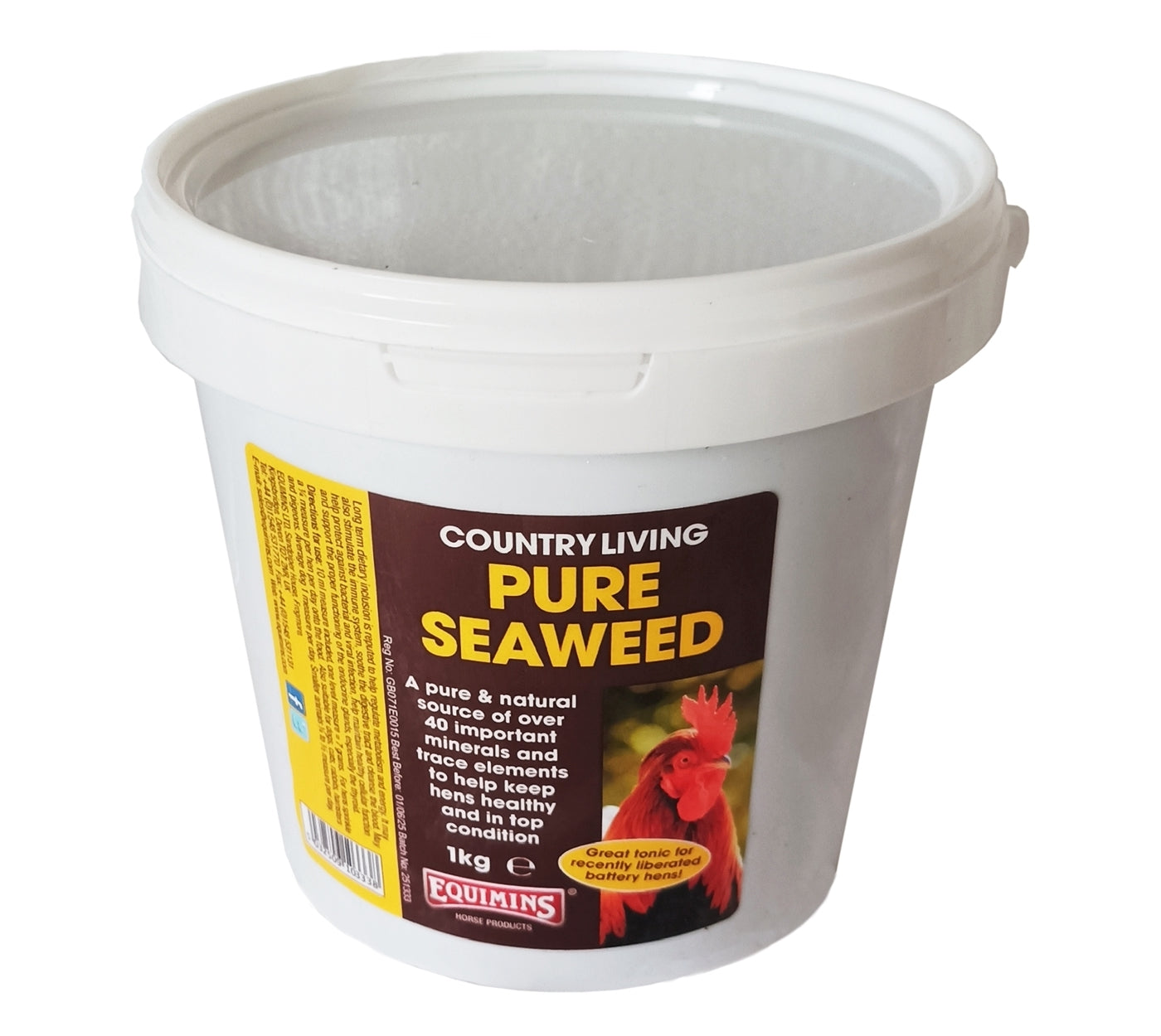 Equimins Country Living Pure Seaweed - for poultry, pigeons, dogs, cats and small animals - Buy Online SPR Centre UK