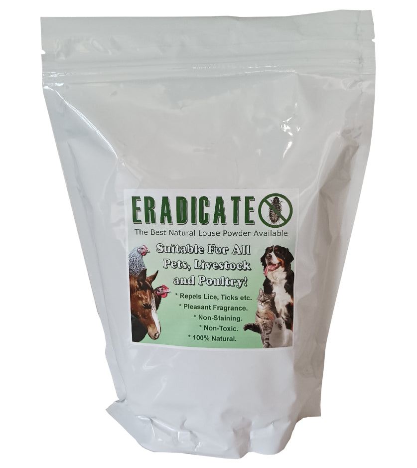 Eradicate - Natural Louse Powder 1kg - Buy Online SPR Centre UK
