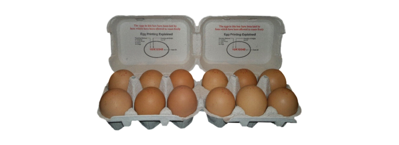 Eton - Free Range Printed Egg Boxes - 20 pack - Buy Online SPR Centre UK