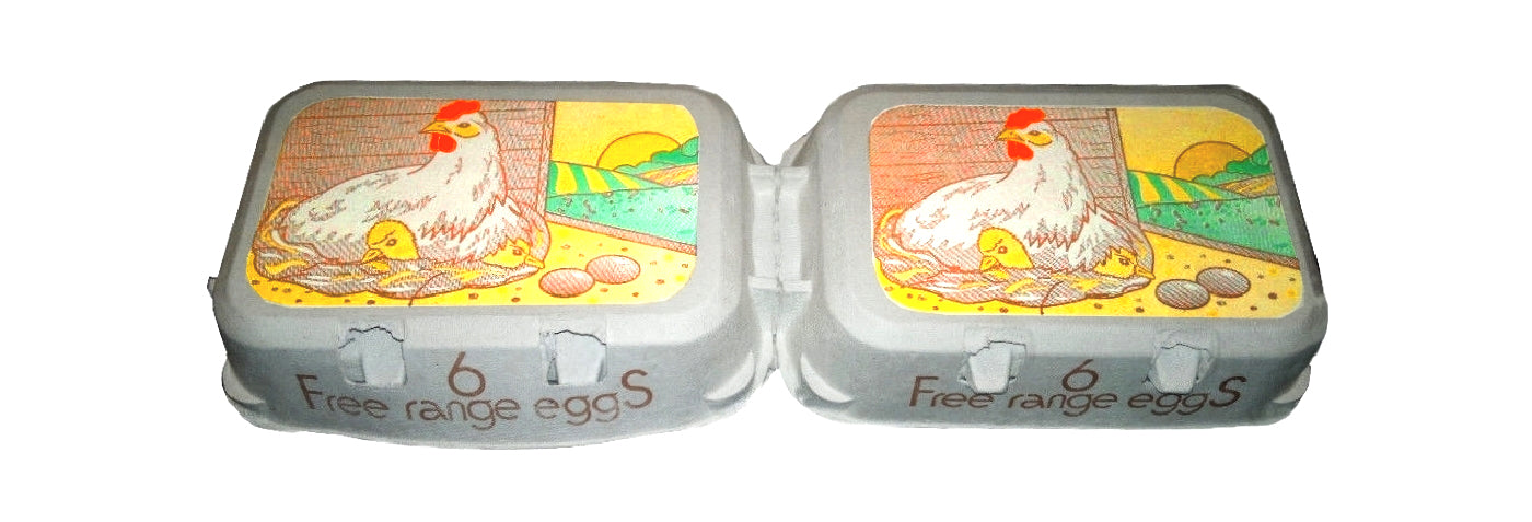 Eton - Free Range Printed Egg Boxes - 20 pack - Buy Online SPR Centre UK
