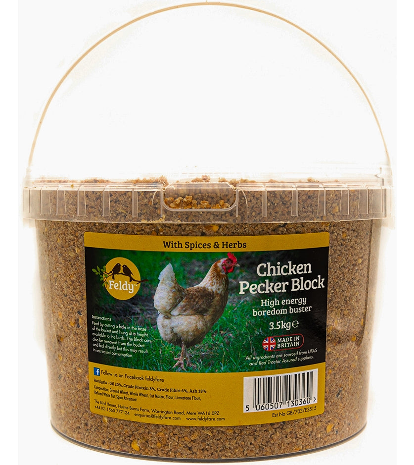 Feldy - Chicken Pecker Block - 3.5kg
