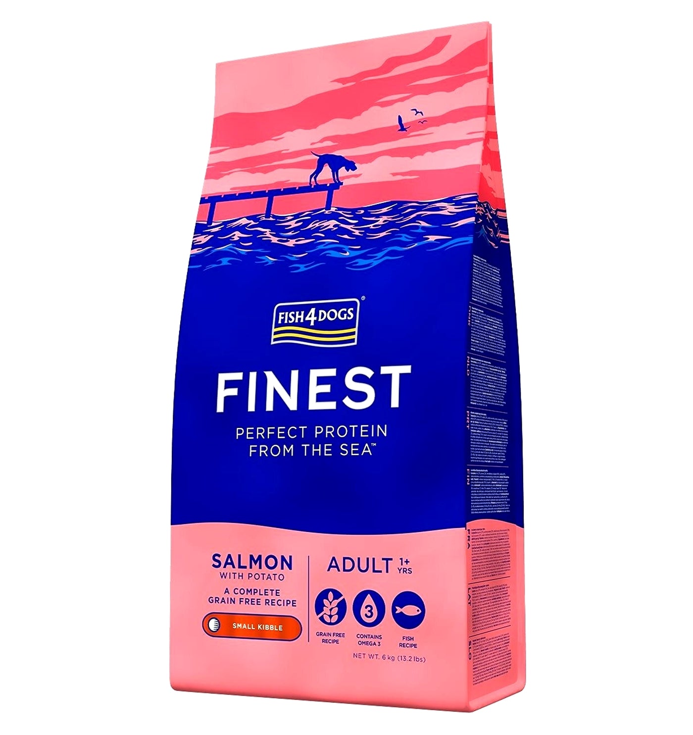 Fish4Dogs - Finest Adult Salmon & Potato (Small Kibble) - Buy Online SPR Centre UK