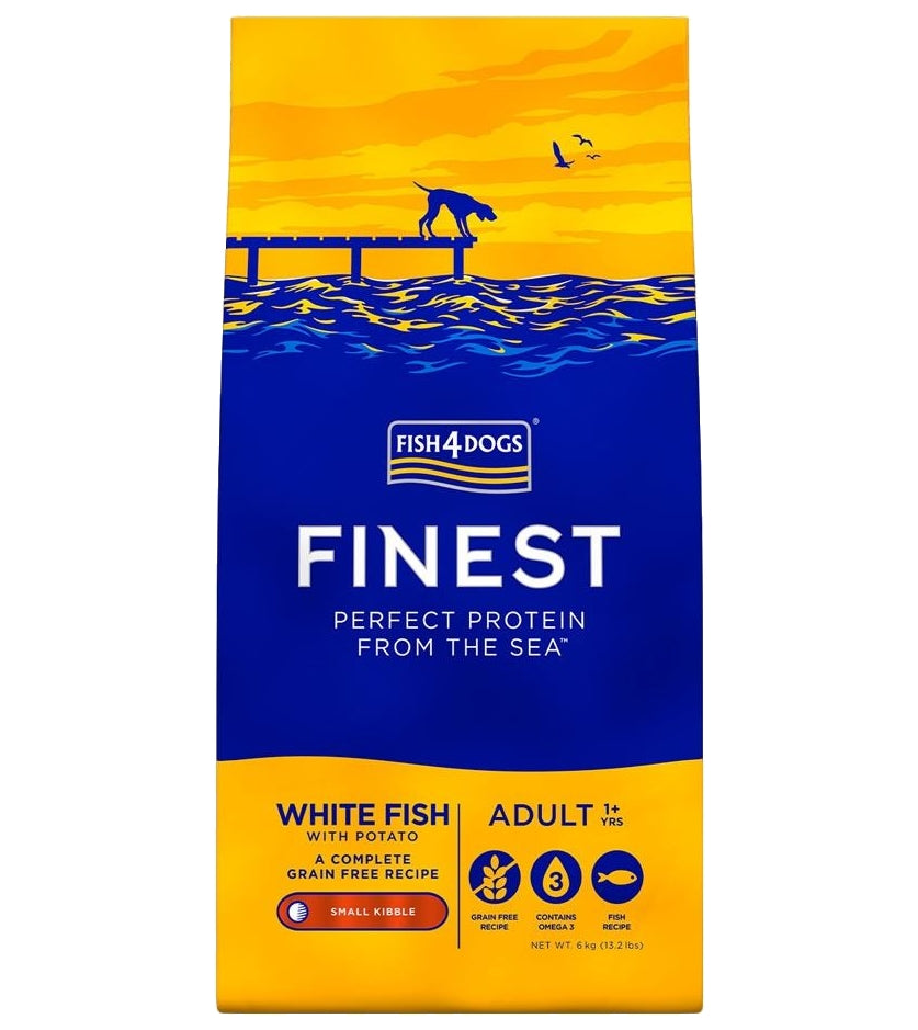 Fish4Dogs - Adult Dog Food - Finest White Fish (Small Kibble) - Buy ...