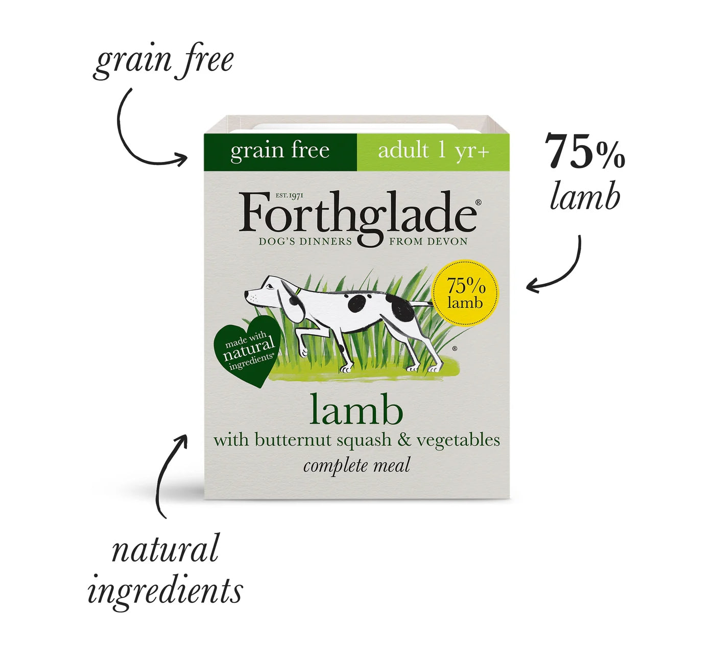 Forthglade - Lamb with Butternut Squash & Veg | Dog Food - Buy Online SPR Centre UK