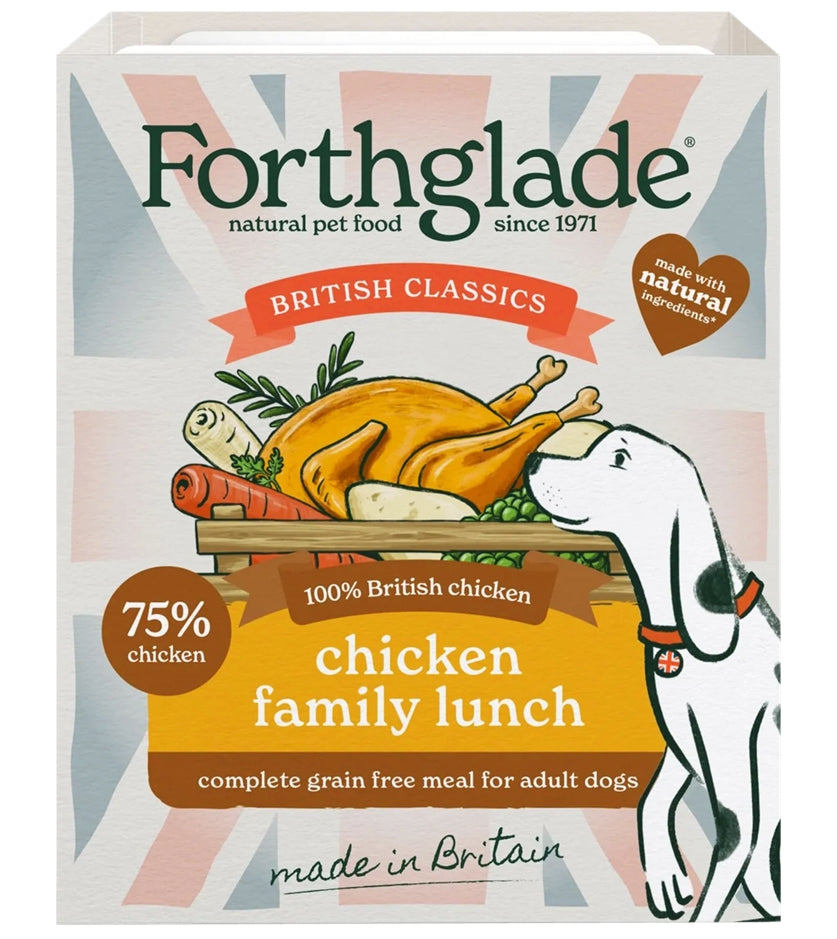 Forthglade British Classics - Chicken Family Lunch for Dogs - Buy Online SPR Centre UK