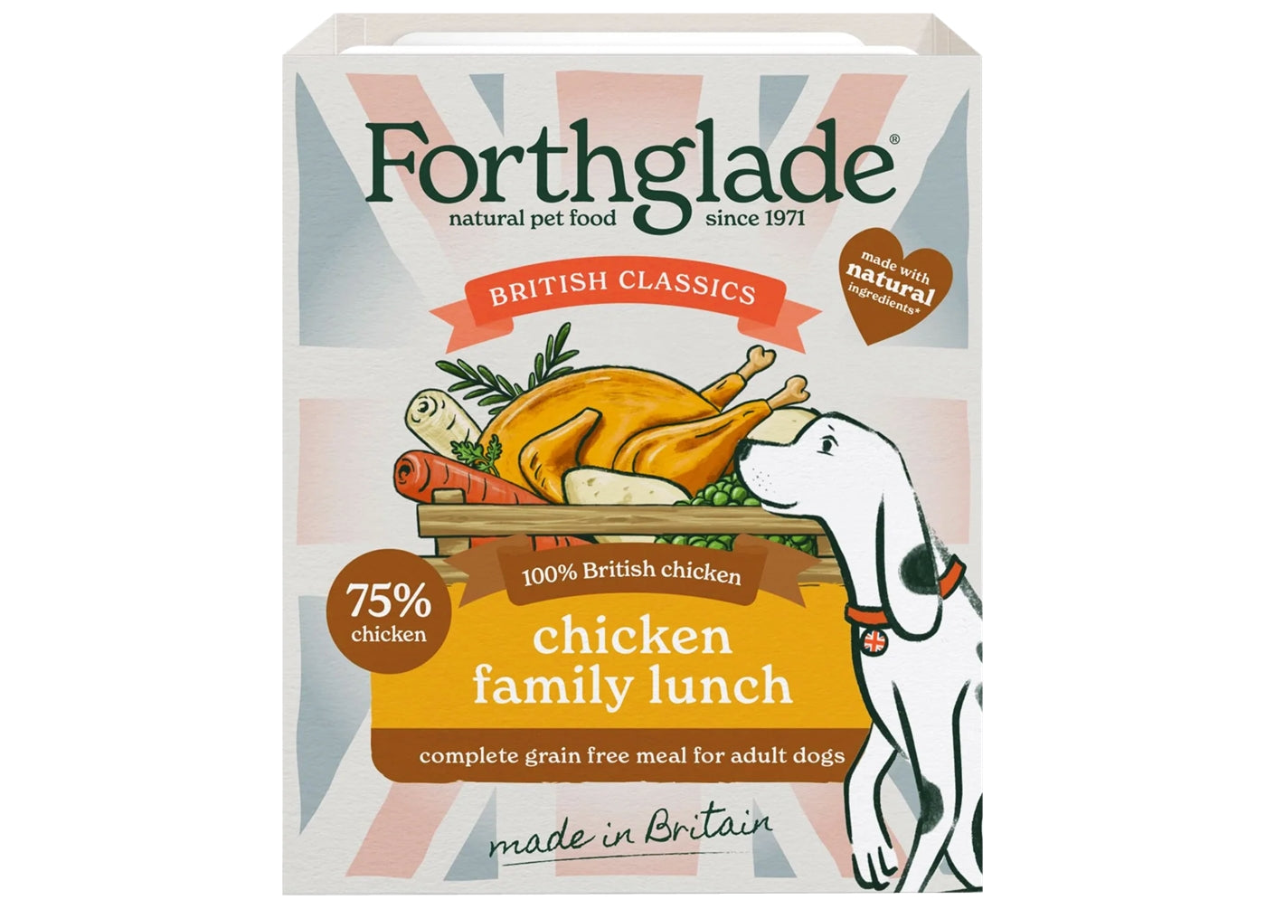 Forthglade British Classics - Chicken Family Lunch for Dogs - Buy Online SPR Centre UK