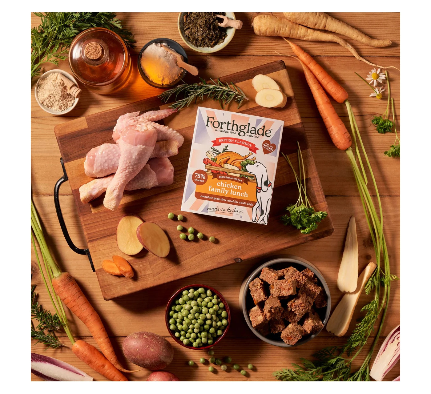Forthglade British Classics - Chicken Family Lunch for Dogs - Buy Online SPR Centre UK