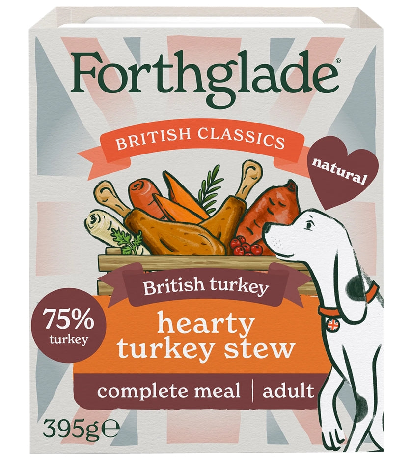 Forthglade British Classics - Hearty Turkey Stew | Dog Food - Buy Online SPR Centre UK