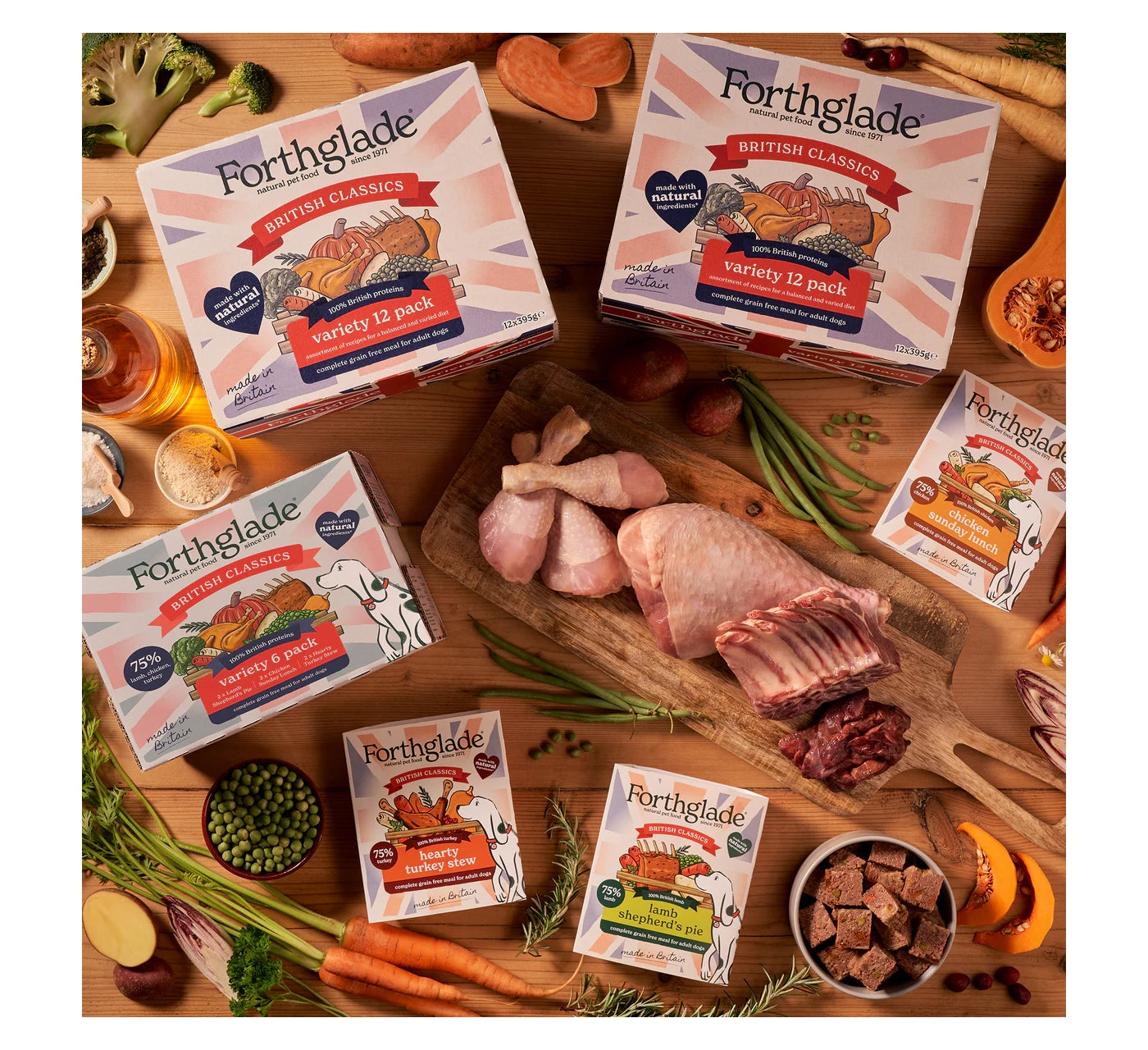 Forthglade British Classics - Hearty Turkey Stew | Dog Food - Buy Online SPR Centre UK