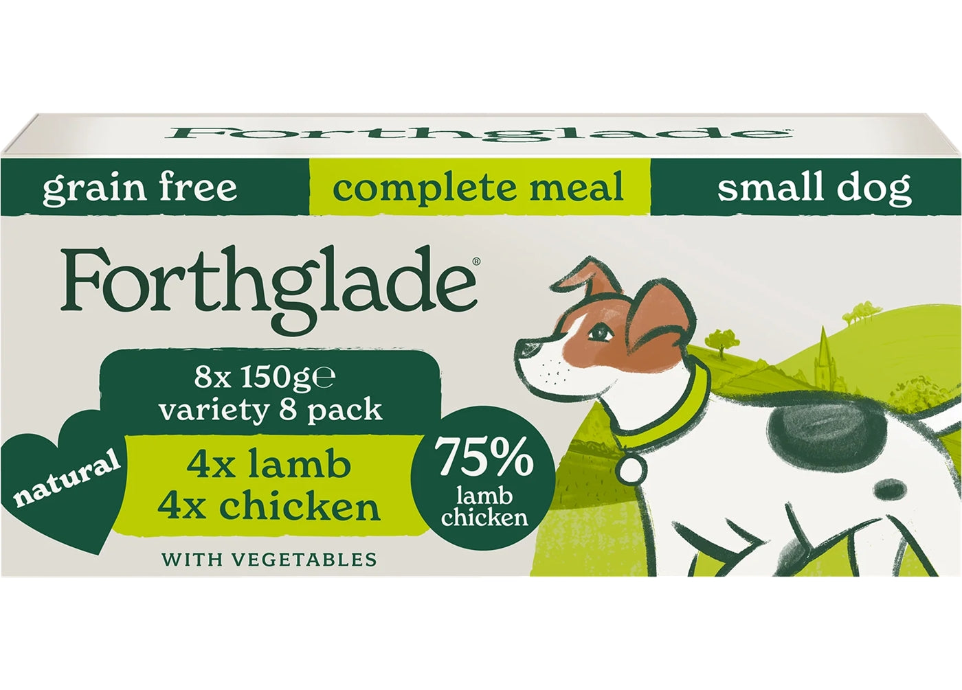 Forthglade Chicken & Lamb Wet Dog Food - Small Dog Variety Pack - Buy Online SPR Centre UK