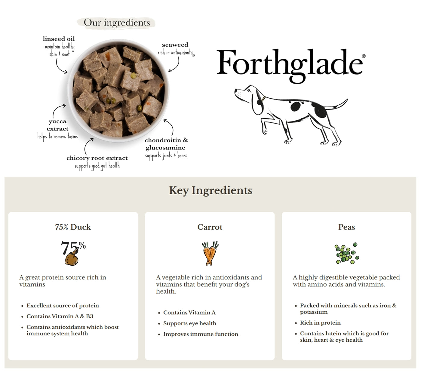Forthglade - Duck with Potato Wet Dog Food - Buy Online SPR Centre UK