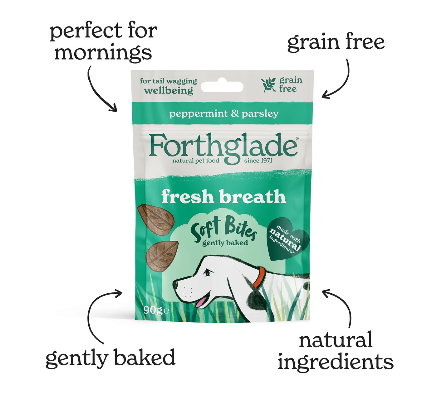 Forthglade Fresh Breath Soft Bites | Dog Treats - Buy Online SPR Centre UK