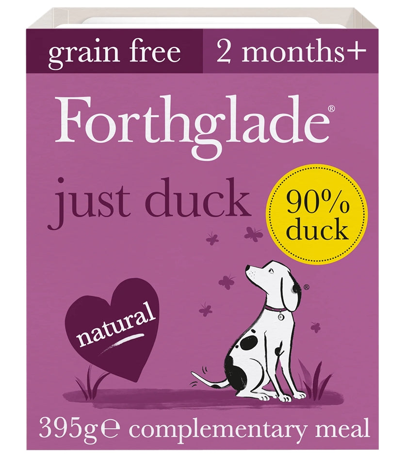 Forthglade Just Duck Natural Wet Dog Food - Buy Online SPR Centre UK