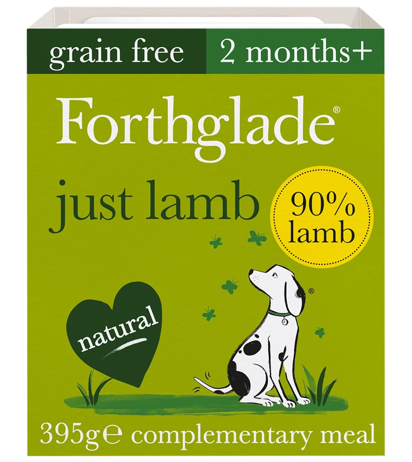 Forthglade Just Lamb Natural Wet Dog Food - Buy Online SPR Centre UK