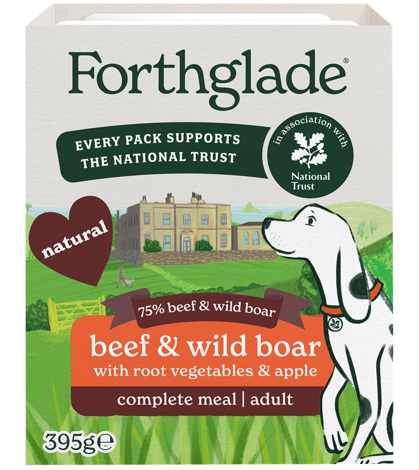 Forthglade - National Trust Beef & Wild Boar Gourmet Wet Dog Food - Buy Online SPR Centre 