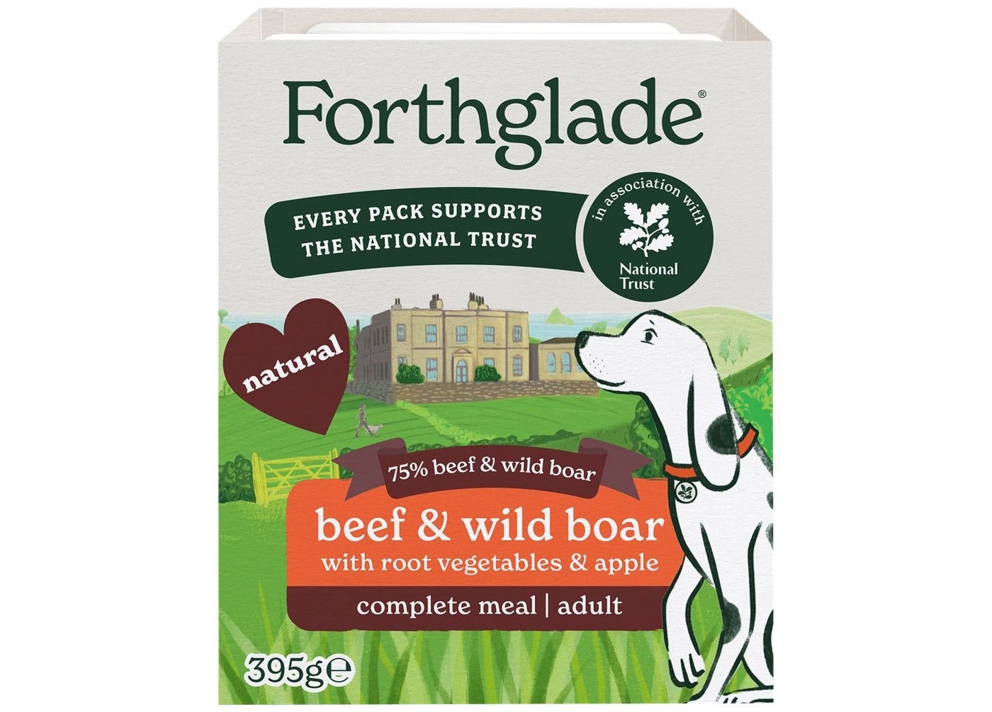 Forthglade - National Trust Beef & Wild Boar Gourmet Wet Dog Food - Buy Online SPR Centre 
