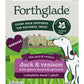 Forthglade - Duck & Venison Gourmet Wet Dog Food - Buy Online SPR Centre UK