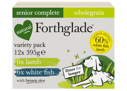 Forthglade - Senior Lamb & White Fish Variety Pack - 12 x 395g