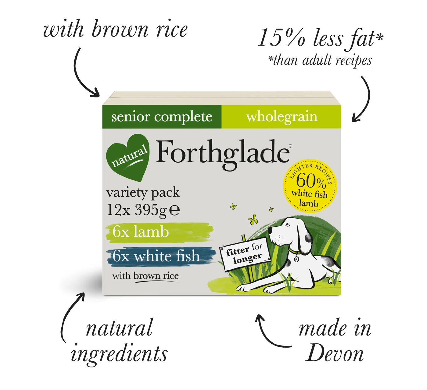 Forthglade - Senior Lamb & White Fish Variety Pack - Buy Online SPR Centre UK
