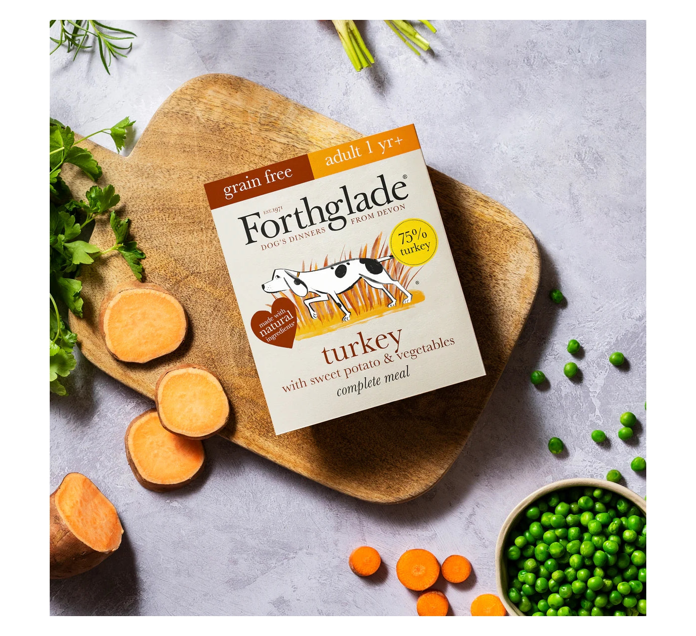 Forthglade - Adult Turkey with Sweet Potato & Vegetables - 395g