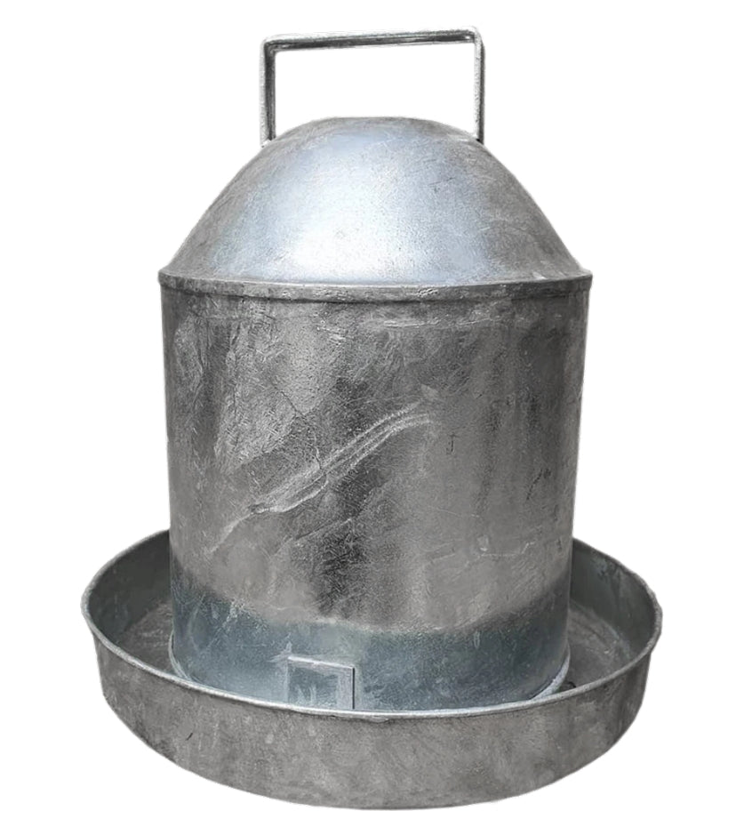 Heritage - Galvanised Poultry Drinker - ½ Gallon Capacity