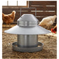 Galvanised Metal Poultry Feeder 2.2kg Capacity - Buy Online SPR Centre UK