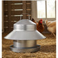 Galvanised Metal Poultry Feeder 6.7kg Capacity - Buy Online SPR Centre UK